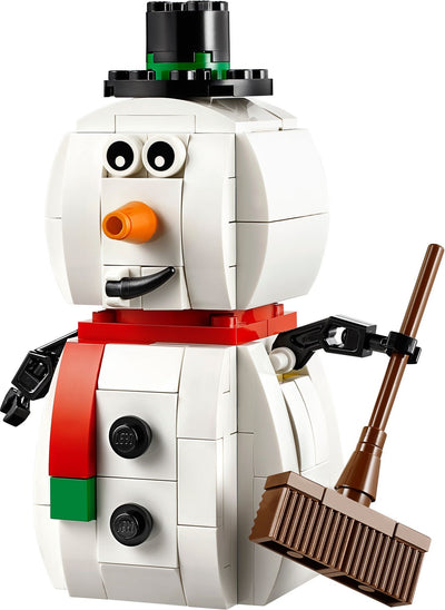 LEGO 40093 Snowman - Festive Holiday Buildable Figure