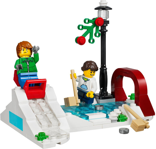 LEGO 40107 Winter Skating Scene Holiday Set – view 2 - Auzzistore