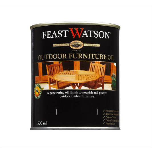 Feast Watson Outdoor Furniture Oil Teak 500ml Oil Based UV Resistant