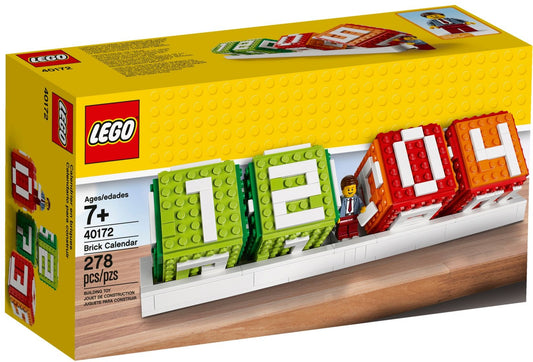 LEGO 40172 Brick Calendar - Buildable Desk Calendar with Minifigure - Auzzistore