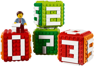 LEGO 40172 Brick Calendar - Buildable Desk Calendar with Minifigure
