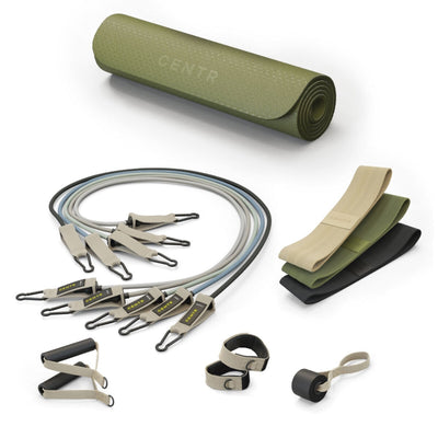 Centr Fitness Kit CFK Durable Home Resistance Bands & Yoga Mat