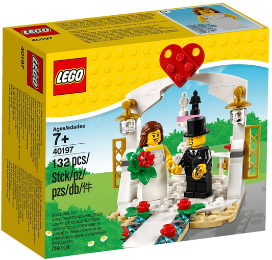 LEGO 40197 Wedding Favor Set with Bride & Groom Minifigures - Auzzistore
