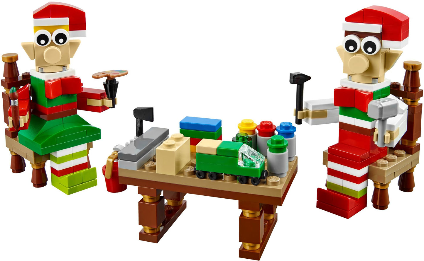 LEGO 40205 Little Elf Helpers Christmas Toy Building Set