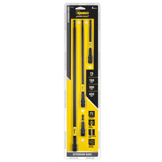 Kango 75 Hypertorque Impact Extension Bar Set - 4 Piece - 450mm