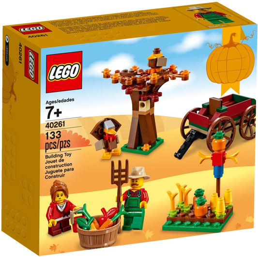 LEGO 40261 Thanksgiving Harvest Set with Minifigures & Turkey - Auzzistore