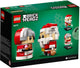 LEGO 40274 Mr. & Mrs. Claus BrickHeadz Christmas Set – view 4