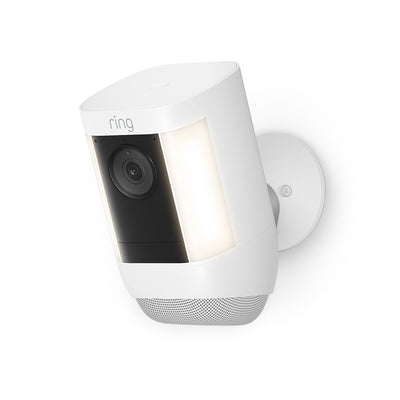 Ring Outdoor Camera Plus 2K 3 Pack + Spotlight Cam Pro 2K Battery White