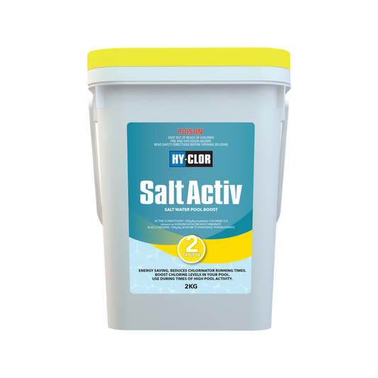 Hy Clor Salt Activ Salt Boost 2kg Sodium Dichloroisocyanurate Chlorine Booster - Auzzistore