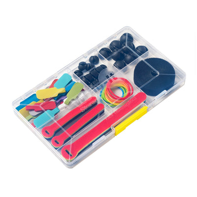 Wrap-It 75 Piece Cable Management Kit All-in-One 475-ULTCM-25