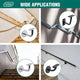 Carinya Black Nickel Handrail Bracket - 70mm x 90mm x 95mm - Durable Support