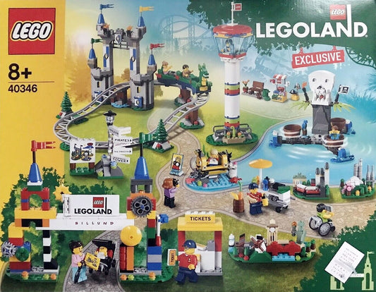 LEGO 40346 LEGOLAND Park Set: Rides, Minifigures & More! - Auzzistore