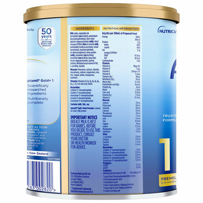 Aptamil Gold Plus Stage 1 Infant Formula 900g 3 Pack 0 to 6 Months