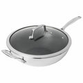 Henckels Paradigm Non-Stick Wok with Lid 30cm Heavy Duty Tri-Ply Stainless