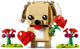 LEGO 40349 Valentine's Puppy BrickHeadz Set – view 2