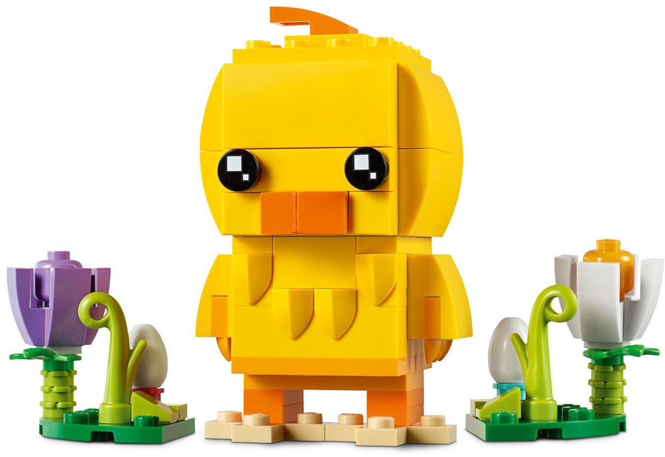 LEGO 40350 Easter Chick BrickHeadz Set - Spring Flowers & Eggs