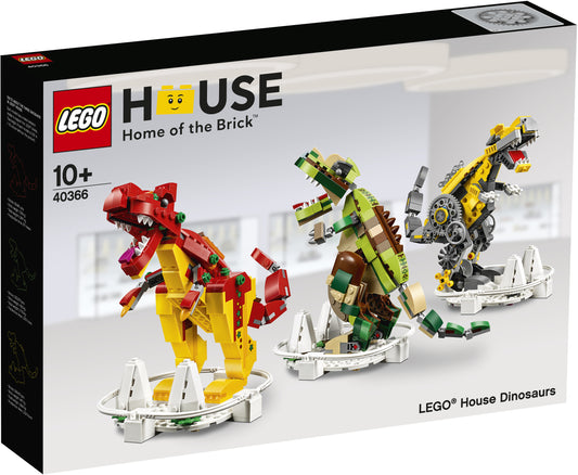 LEGO 40366 House Dinosaurs: Buildable T-Rex, Triceratops & Pterodactyl