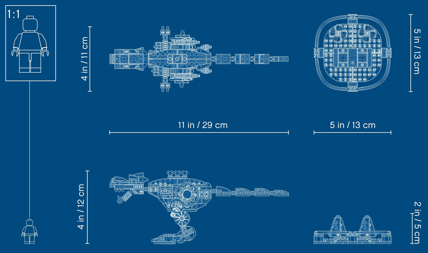 LEGO 40366 House Dinosaurs: Buildable T-Rex, Triceratops & Pterodactyl