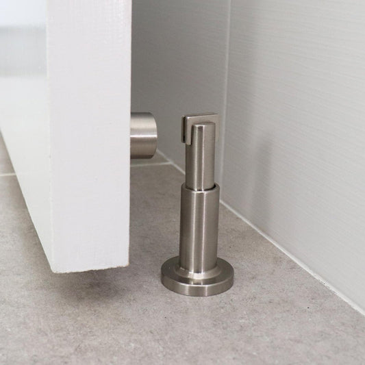 Adoored Magnetic Door Stop - 40mm - Satin Chrome - Shock Absorbing – view 2 - Auzzistore