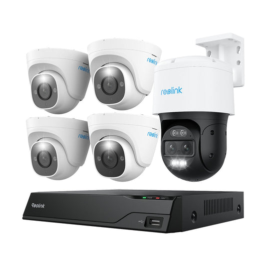 Reolink NVS8-12MD41TMP 12MP PoE Security System with 2TB NVR and TrackMix Camera