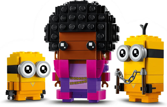 LEGO Brickheadz 40421 Minions Belle Bottom, Kevin and Bob- Auzzi Store