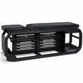 Centr Fusion Bench With Dumbbell Storage CFUB1.1 Black Steel Durable