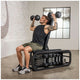 Centr Fusion Bench With Dumbbell Storage