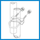 Antsig Antenna Mount U-Bolt - 6.3mm Galvanised Steel - Durable Outdoor Use