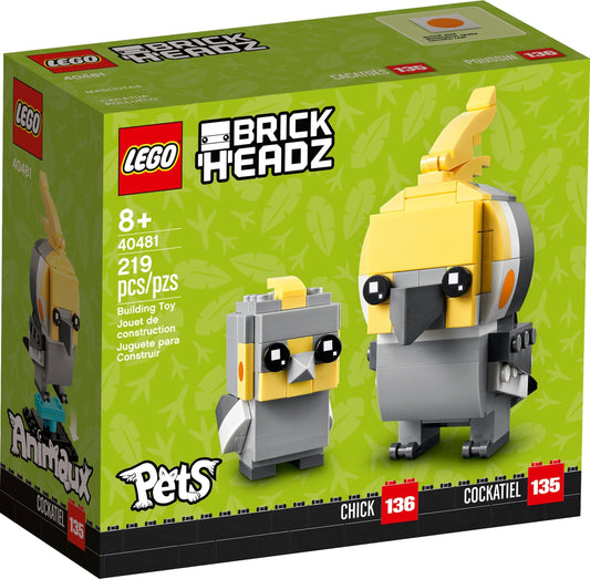 LEGO 40481 Cockatiel & Chick BrickHeadz Set - Auzzistore