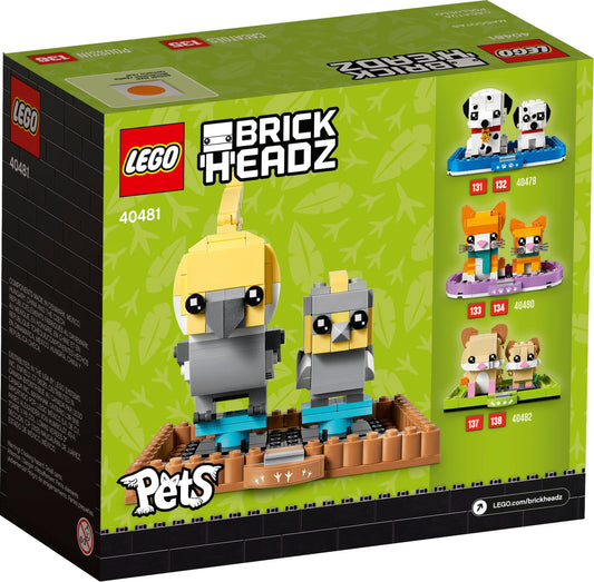 LEGO 40481 Cockatiel & Chick BrickHeadz Set – view 2 - Auzzistore