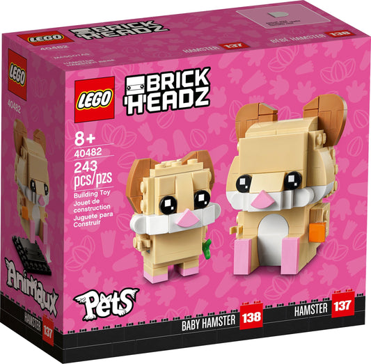 LEGO 40482 BrickHeadz™ Hamster & Baby Pet Set