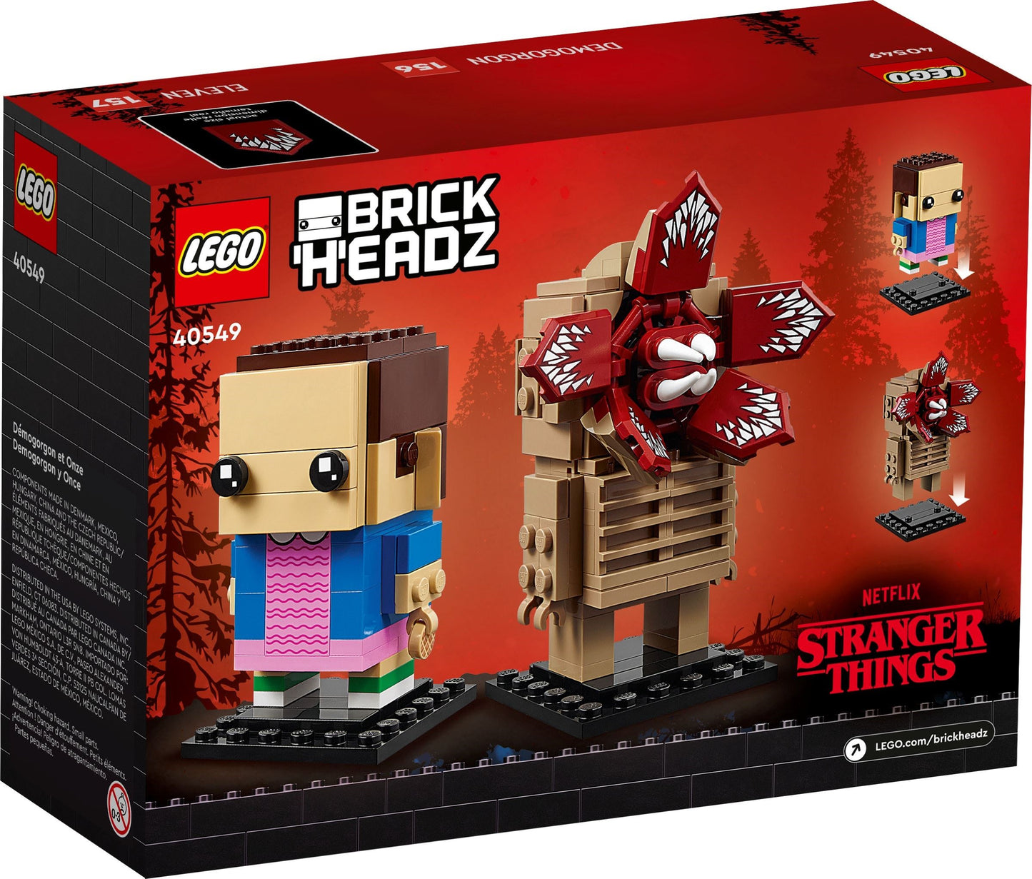 LEGO Stranger Things BrickHeadz Demogorgon & Eleven (40549)