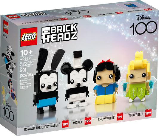 Lego BRICKHEADZ Disney Oswald Mickey Snow White Tinkerbell (40622)