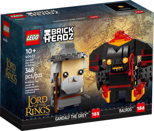 LEGO 40631 Gandalf the Grey™ & Balrog™ Brickheadz,Lord of the Rings- Auzzi Store