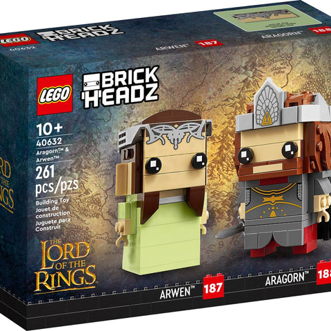 LEGO 40632 Aragorn™ & Arwen™ Brickheadz，Lord of the Rings- Auzzi Store