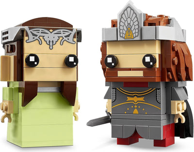 LEGO 40632 Aragorn™ & Arwen™ Brickheadz，Lord of the Rings