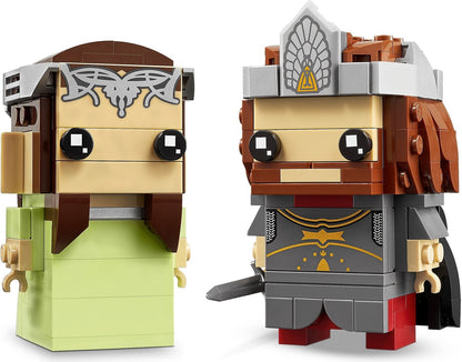 LEGO 40632 Aragorn™ & Arwen™ Brickheadz，Lord of the Rings- Auzzi Store