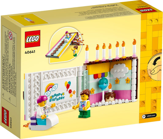 LEGO 40641 Birthday Cake – Celebration Display Model – view 2 - Auzzistore