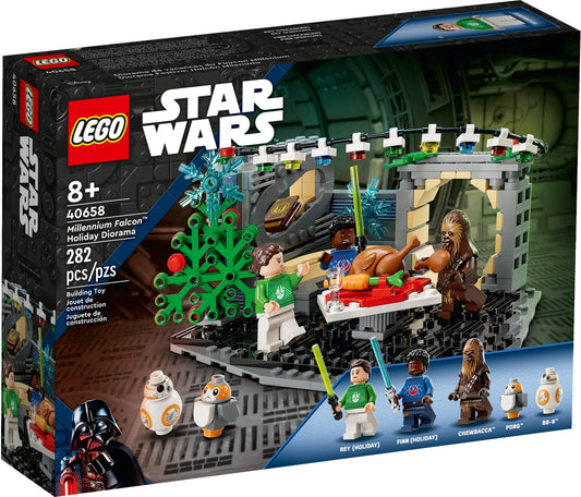 LEGO 40658 Millennium Falcon Holiday Diorama – Star Wars Christmas Scene - Auzzistore