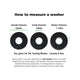 Fix a Loo Seating Washer - Rubber 10 Pack - 62mm x 24mm - Leak Repair