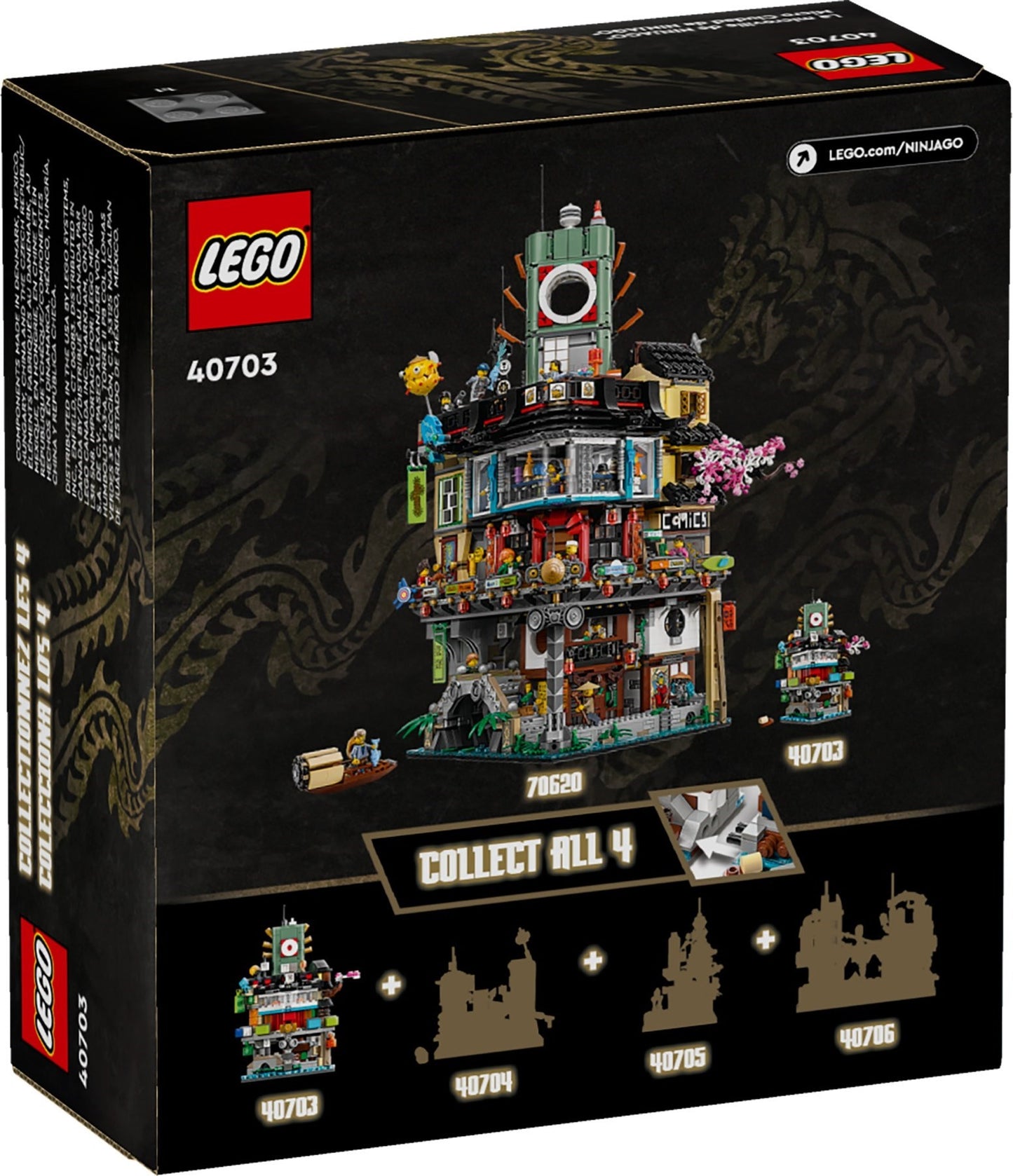 LEGO 40703 Ninjago Micro City Set