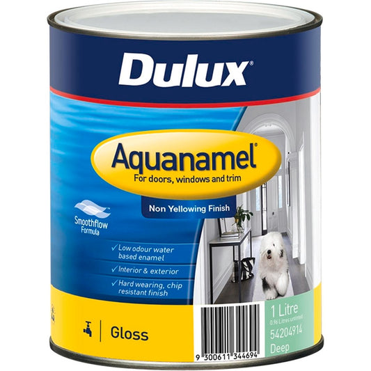 Dulux Enamel Paint - 1L - Deep - Water Based - Fast Drying - Gloss - Auzzistore