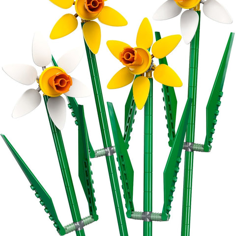 LEGO Iconic Daffodils 40747 - Flower Display Home Decoration - Auzzistore