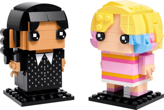 LEGO Brickheadz Series 40750 Wednesday & Enid