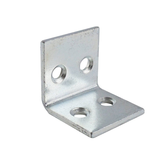 Carinya Reinforcing Angle Bracket 4 Pack - 40mm x 40mm x 3.5mm - Zinc Plated - Auzzistore