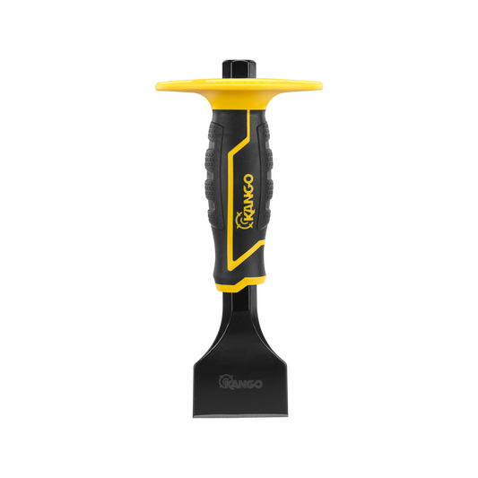 Kango 57mm Masonry Chisel with Hand Protector - Durable CR-V Steel - Ergonomic Handle - Auzzistore