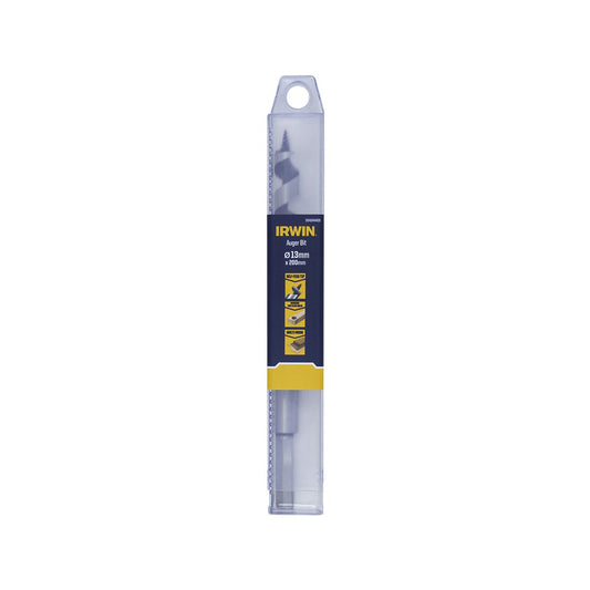 Irwin Auger Bit 13mm - 200mm Length - Durable Hardened Steel - Precise Drilling – view 2 - Auzzistore