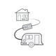 Ampsafe Caravan To Home Electrical Adapter