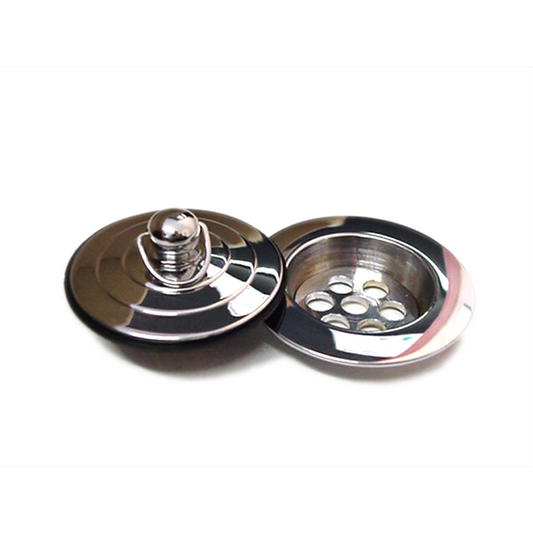 Ezyfix 40mm Chrome Retrofit Waste Insert - Brass - Easy Install - Durable - Auzzistore