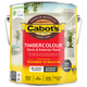 Cabot S Timbercolour Deck Exterior Paint 4L - Colorbond Monument - Self-Priming - Durable